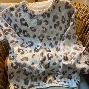 Mother Leopard print sweater